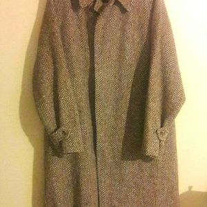 Irish tweed overcoat